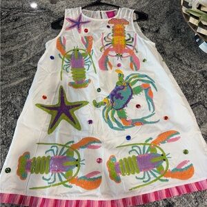 Queen of Sparkles Starfish Lobster Crab Dress